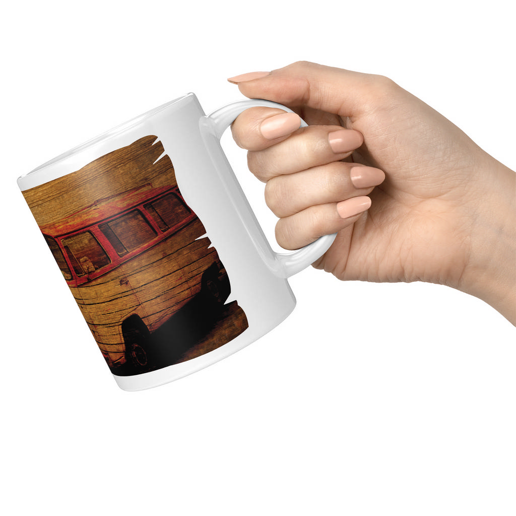 CAMPER VAN FREE LIVING 11oz NOVELTY MUG Mugs