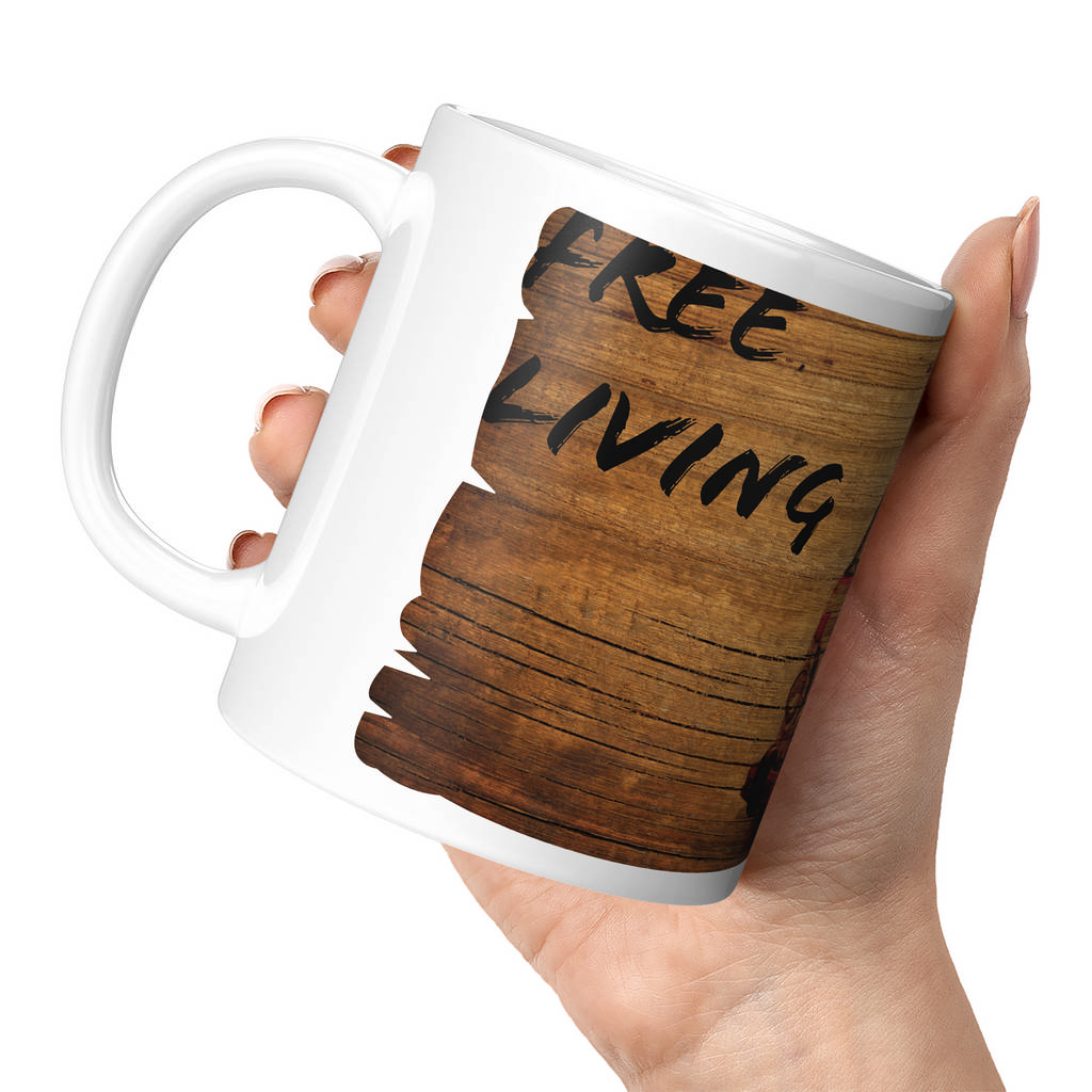 CAMPER VAN FREE LIVING 11oz NOVELTY MUG Mugs