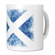 SCOTLAND DISTRESSED FLAG 11OZ NOVELTY MUG