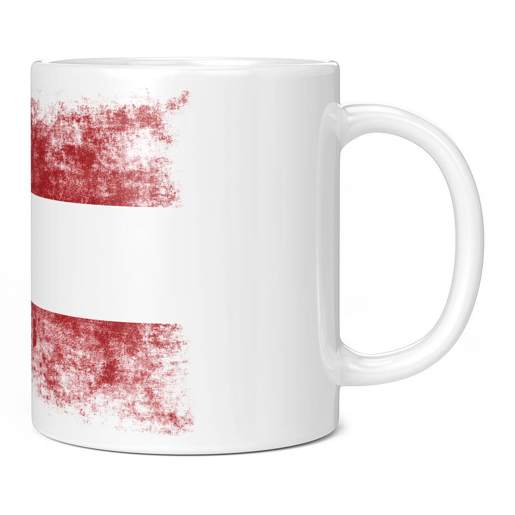 AUSTRIA DISTRESSED FLAG 11oz NOVELTY MUG Mugs