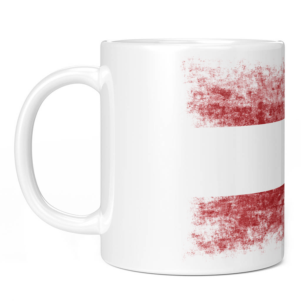 AUSTRIA DISTRESSED FLAG 11oz NOVELTY MUG Mugs