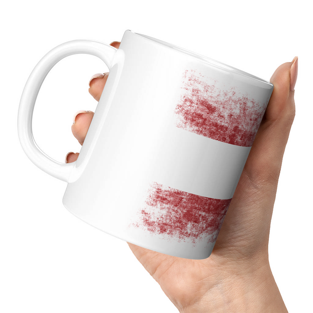 AUSTRIA DISTRESSED FLAG 11oz NOVELTY MUG Mugs