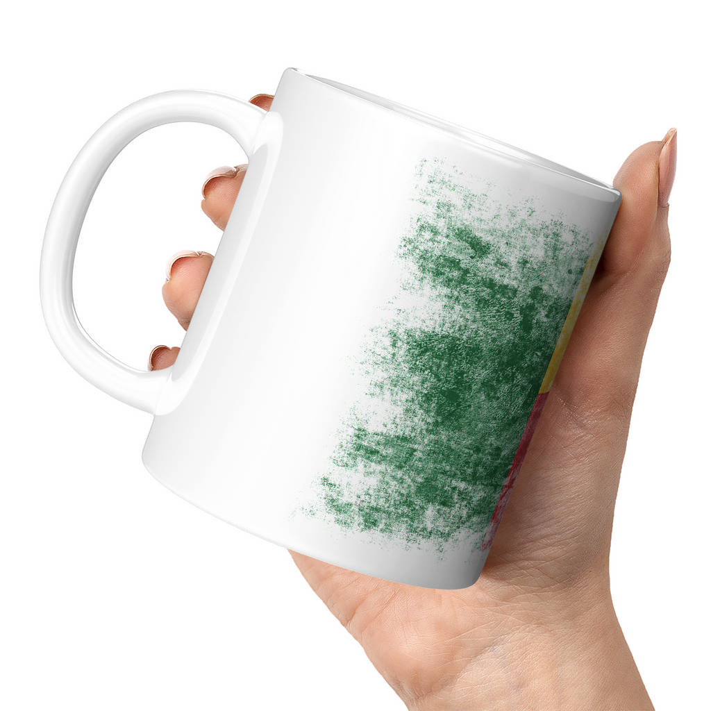 BENIN DISTRESSED FLAG 11oz NOVELTY MUG Mugs