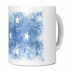 MICRONESIA DISTRESSED FLAG 11OZ NOVELTY MUG