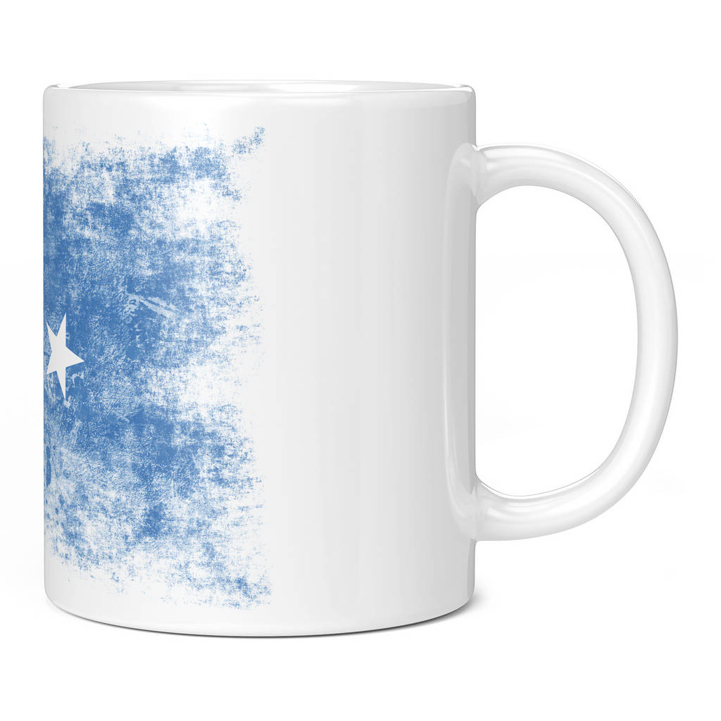 MICRONESIA DISTRESSED FLAG 11oz NOVELTY MUG Mugs