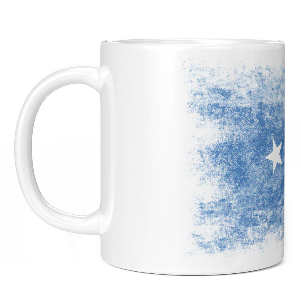 MICRONESIA DISTRESSED FLAG 11oz NOVELTY MUG Mugs