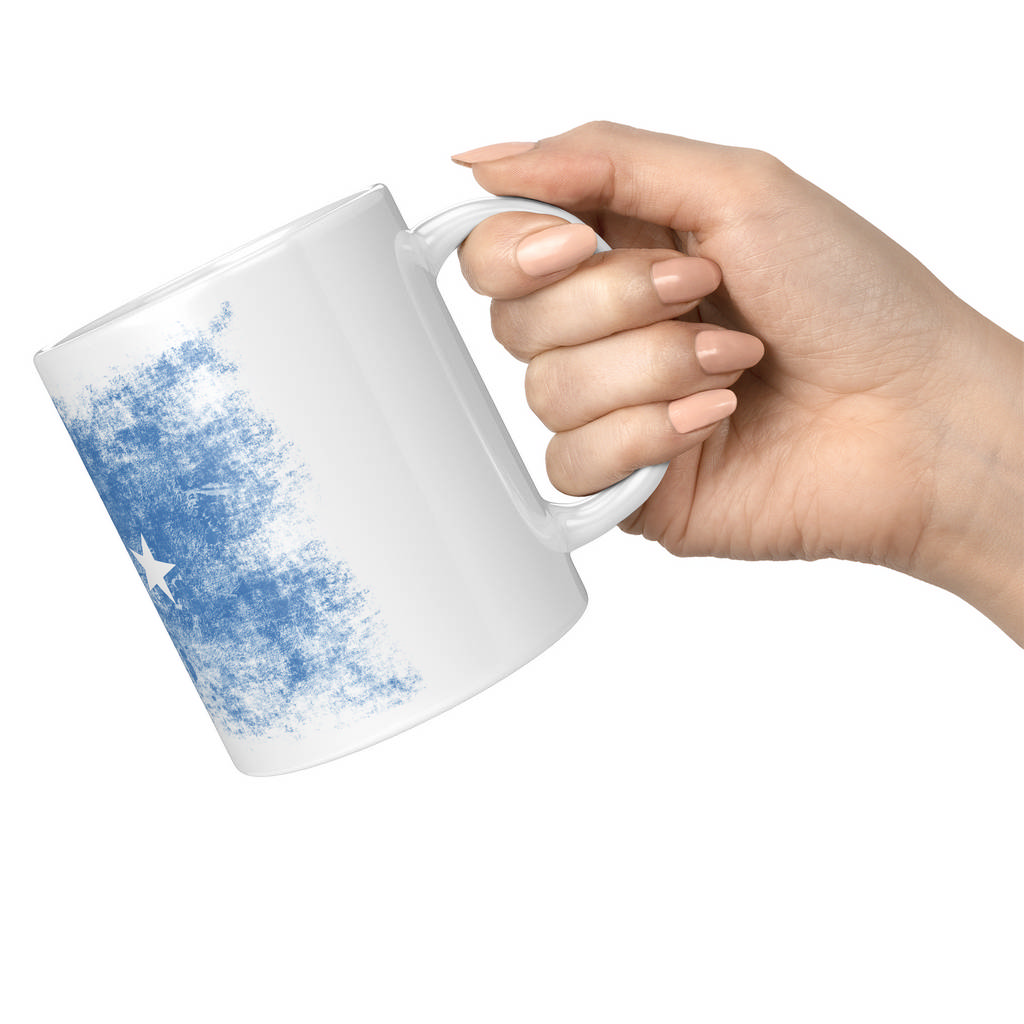 MICRONESIA DISTRESSED FLAG 11oz NOVELTY MUG Mugs