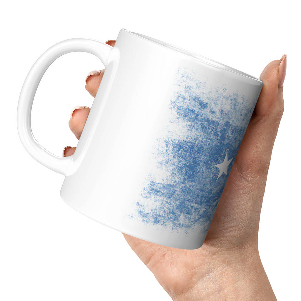 MICRONESIA DISTRESSED FLAG 11oz NOVELTY MUG Mugs