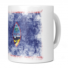 GUAM DISTRESSED FLAG 11OZ NOVELTY MUG