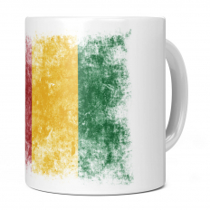 GUINEA DISTRESSED FLAG 11OZ NOVELTY MUG