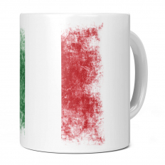 ITALY DISTRESSED FLAG 11OZ NOVELTY MUG