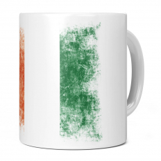 IVORY COAST DISTRESSED FLAG 11OZ NOVELTY MUG