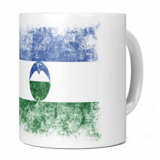 KABARDINO-BALKARIA DISTRESSED FLAG 11OZ NOVELTY MUG