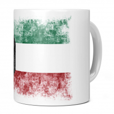 KUWAIT DISTRESSED FLAG 11OZ NOVELTY MUG