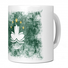 MACAU DISTRESSED FLAG 11OZ NOVELTY MUG