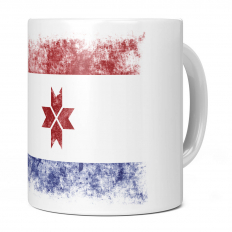 MORDOVIA DISTRESSED FLAG 11OZ NOVELTY MUG
