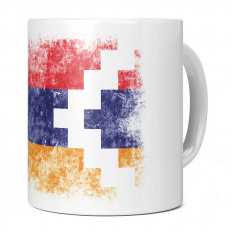 NAGORNO-KARABAKH REPUBLIC DISTRESSED FLAG 11OZ NOVELTY MUG
