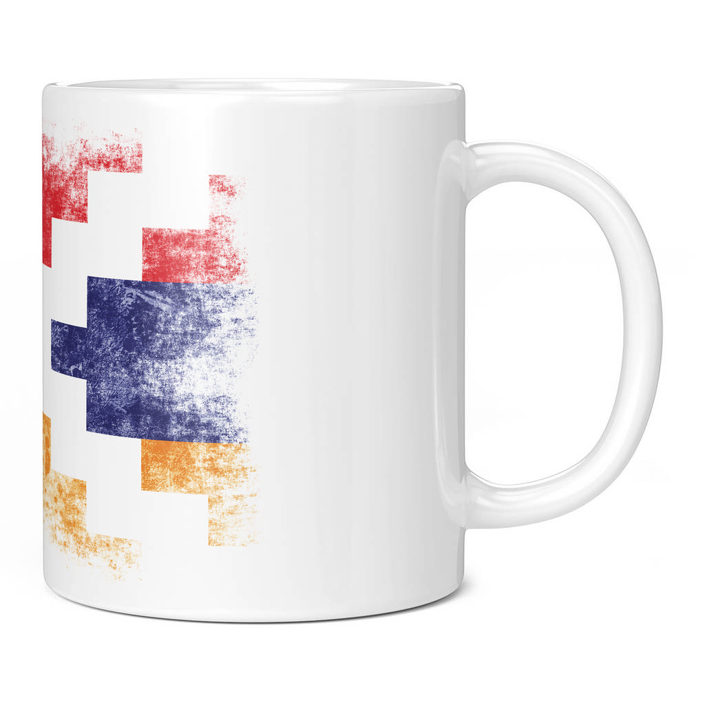 NAGORNO-KARABAKH REPUBLIC DISTRESSED FLAG 11oz NOVELTY MUG Mugs