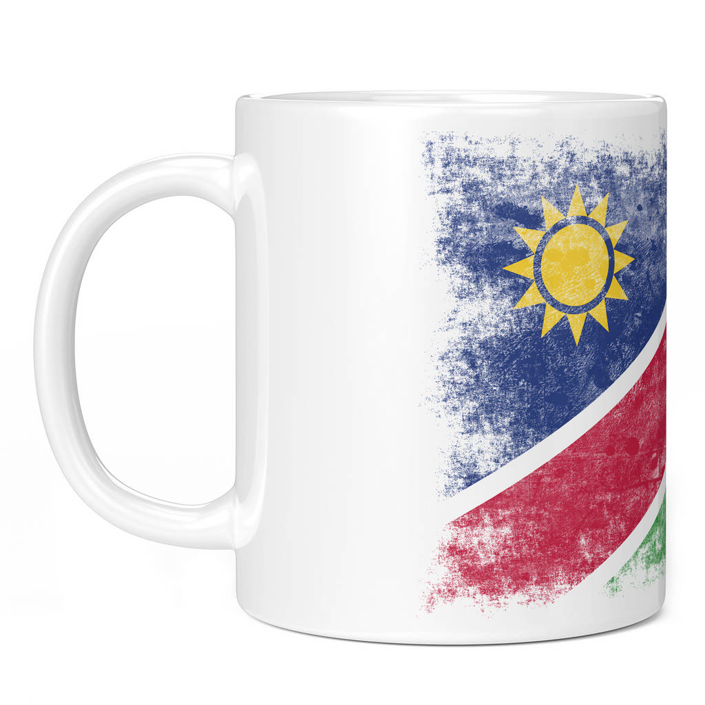 NAMIBIA DISTRESSED FLAG 11oz NOVELTY MUG Mugs