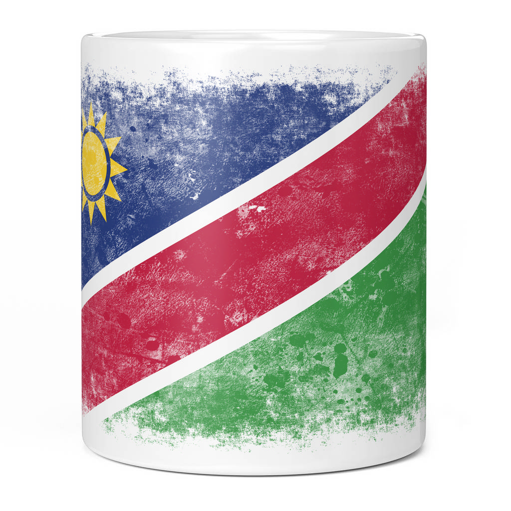 NAMIBIA DISTRESSED FLAG 11oz NOVELTY MUG Mugs