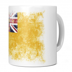 NIUE DISTRESSED FLAG 11OZ NOVELTY MUG