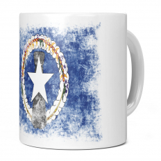 NORTHERN MARIANA ISLANDS DISTRESSED FLAG 11OZ NOVELTY MUG