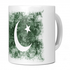 PAKISTAN DISTRESSED FLAG 11OZ NOVELTY MUG