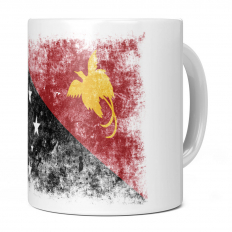 PAPUA NEW GUINEA DISTRESSED FLAG 11OZ NOVELTY MUG