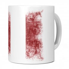 PERU DISTRESSED FLAG 11OZ NOVELTY MUG