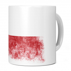 POLAND DISTRESSED FLAG 11OZ NOVELTY MUG