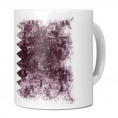 QATAR DISTRESSED FLAG 11OZ NOVELTY MUG