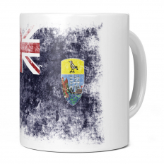 SAINT HELENA DISTRESSED FLAG 11OZ NOVELTY MUG