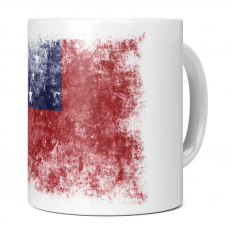 SAMOA DISTRESSED FLAG 11OZ NOVELTY MUG