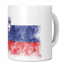 SLOVENIA DISTRESSED FLAG 11OZ NOVELTY MUG