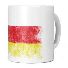 SOUTH OSSETIA DISTRESSED FLAG 11OZ NOVELTY MUG