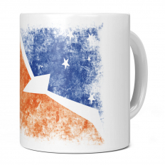 TIERRA DEL FUEGO PROVINCE DISTRESSED FLAG 11OZ NOVELTY MUG