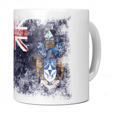 TRISTAN DA CUNHA DISTRESSED FLAG 11OZ NOVELTY MUG