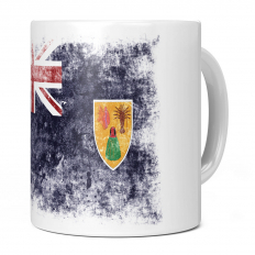 TURKS AND CAICOS ISLANDS DISTRESSED FLAG 11OZ NOVELTY MUG