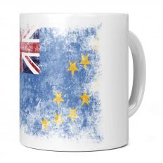 TUVALU DISTRESSED FLAG 11OZ NOVELTY MUG