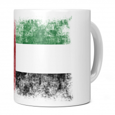UNITED ARAB EMIRATES DISTRESSED FLAG 11OZ NOVELTY MUG