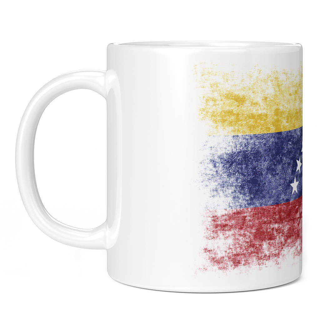 VENEZUELA DISTRESSED FLAG 11oz NOVELTY MUG Mugs
