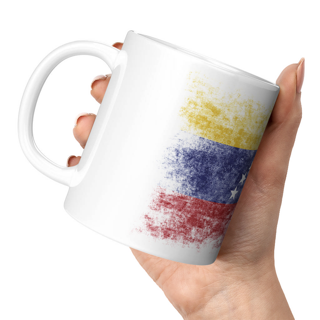 VENEZUELA DISTRESSED FLAG 11oz NOVELTY MUG Mugs