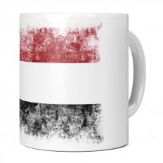 YEMEN DISTRESSED FLAG 11OZ NOVELTY MUG