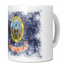 IDAHO STATE DISTRESSED FLAG 11OZ NOVELTY MUG