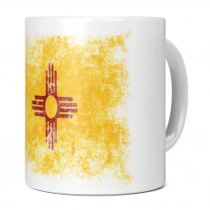 NEW MEXICO STATE DISTRESSED FLAG 11OZ NOVELTY MUG