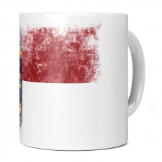NORTH CAROLINA STATE DISTRESSED FLAG 11OZ NOVELTY MUG
