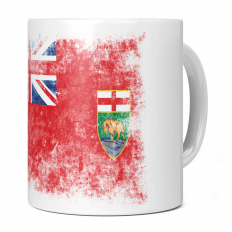 MANITOBA DISTRESSED FLAG 11OZ NOVELTY MUG