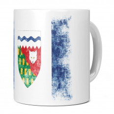 NORTHWEST TERRITORIES DISTRESSED FLAG 11OZ NOVELTY MUG