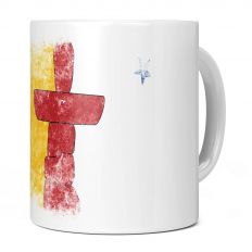 NUNAVUT DISTRESSED FLAG 11OZ NOVELTY MUG