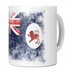TASMANIA DISTRESSED FLAG 11OZ NOVELTY MUG